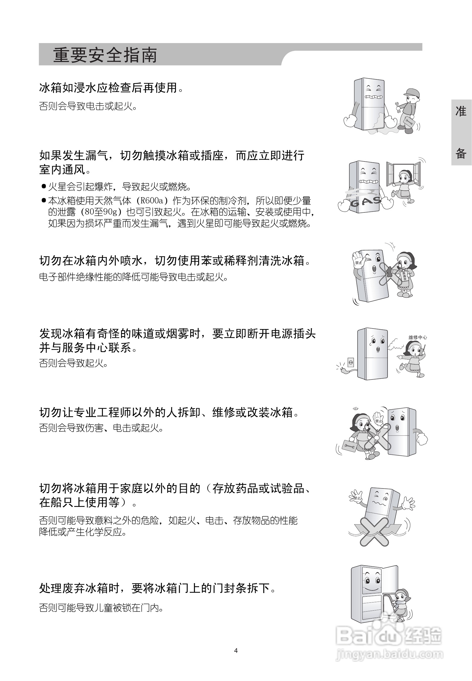 LG GR-Q21DDH电冰箱使用说明书:[1]