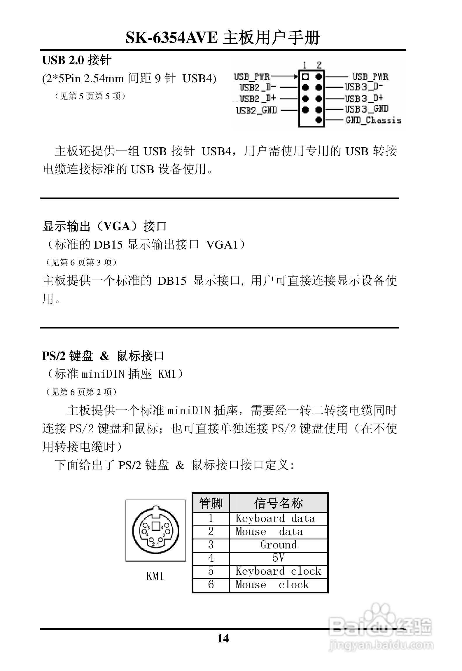 SK-6354AVE嵌入式主板用户手册:[2]