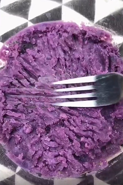 奶香紫薯大馒头怎么做？