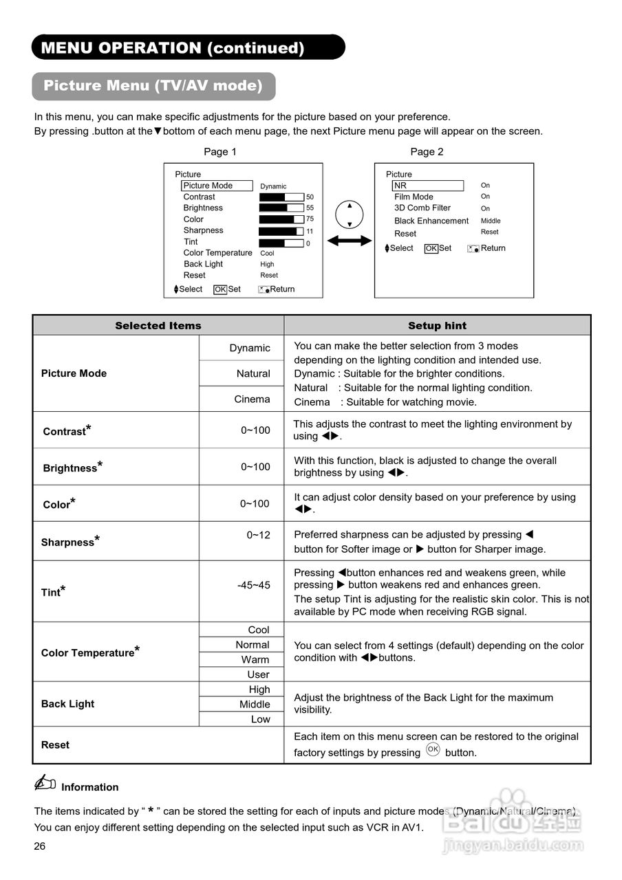 日立牌32LD9000TA2型等离子电视机使用说明书:[3]