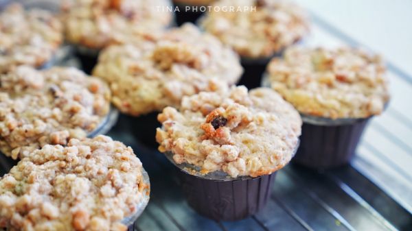 香蕉核桃玛芬蛋糕