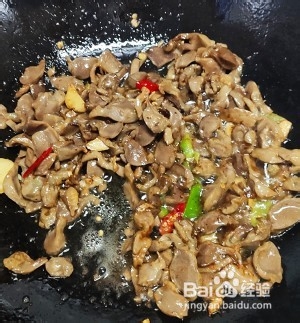 爆炒孜然鸡胗的做法