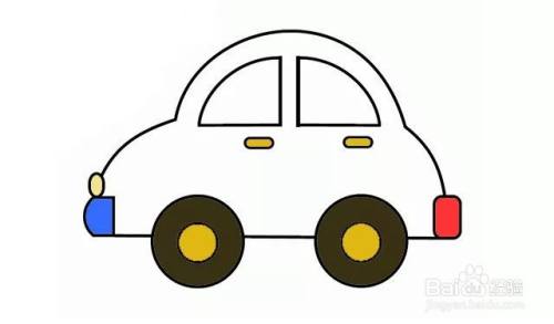 "甲壳虫汽车"怎么画?