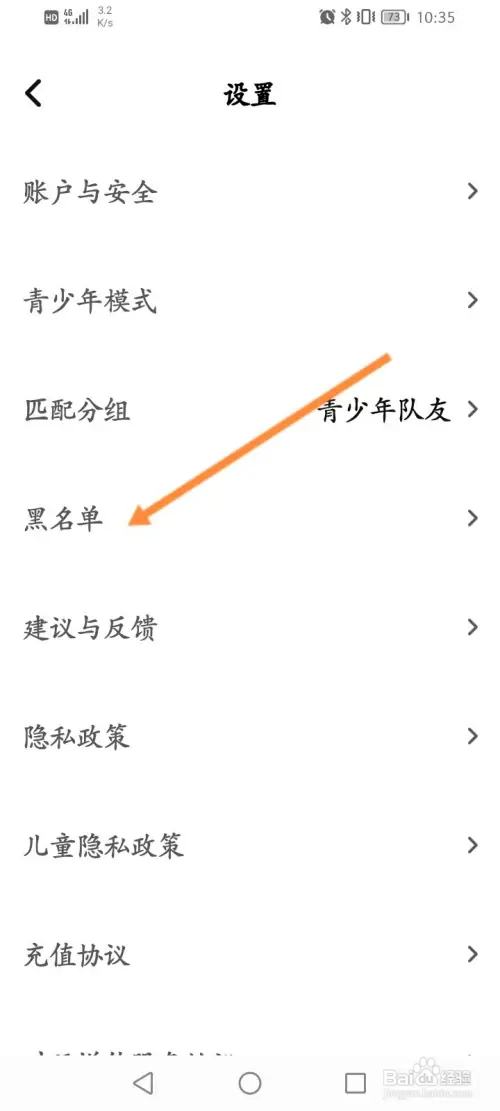 对玩软件怎样查看拉黑的名单信息