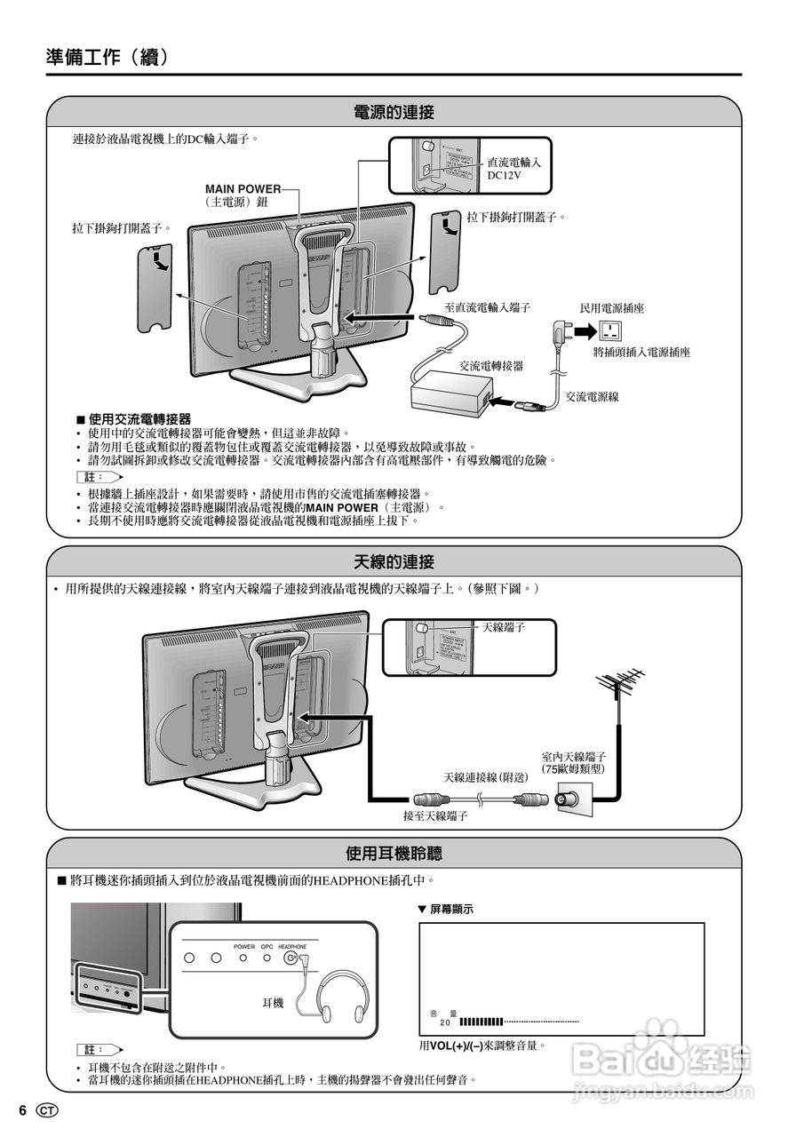 声宝LC-20B6H型液晶电视机说明书:[1]