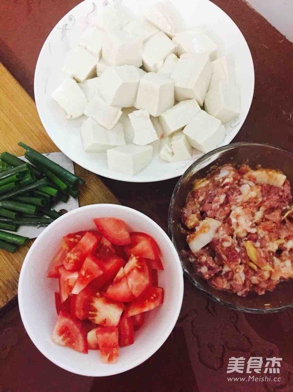 肉末焖豆腐的做法