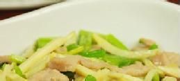 肉类（一）：[35]冬笋芹菜肉丝