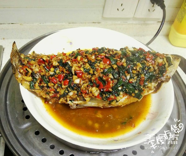 口味蒸鲫鱼的做法