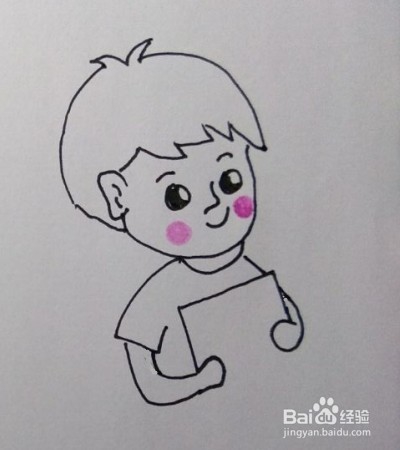 <b>小男孩画法教程。怎么画漂亮可爱的小男孩？简单</b>
