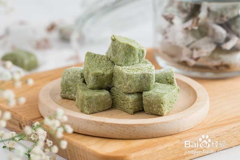 手工抹茶牛奶软糖制作