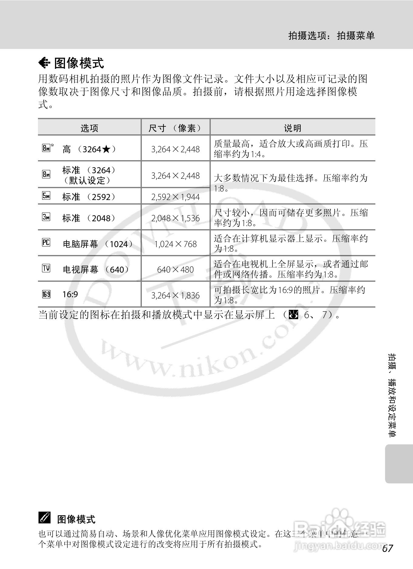 Nikon COOLPIX L15数码相机用户手册:[8]