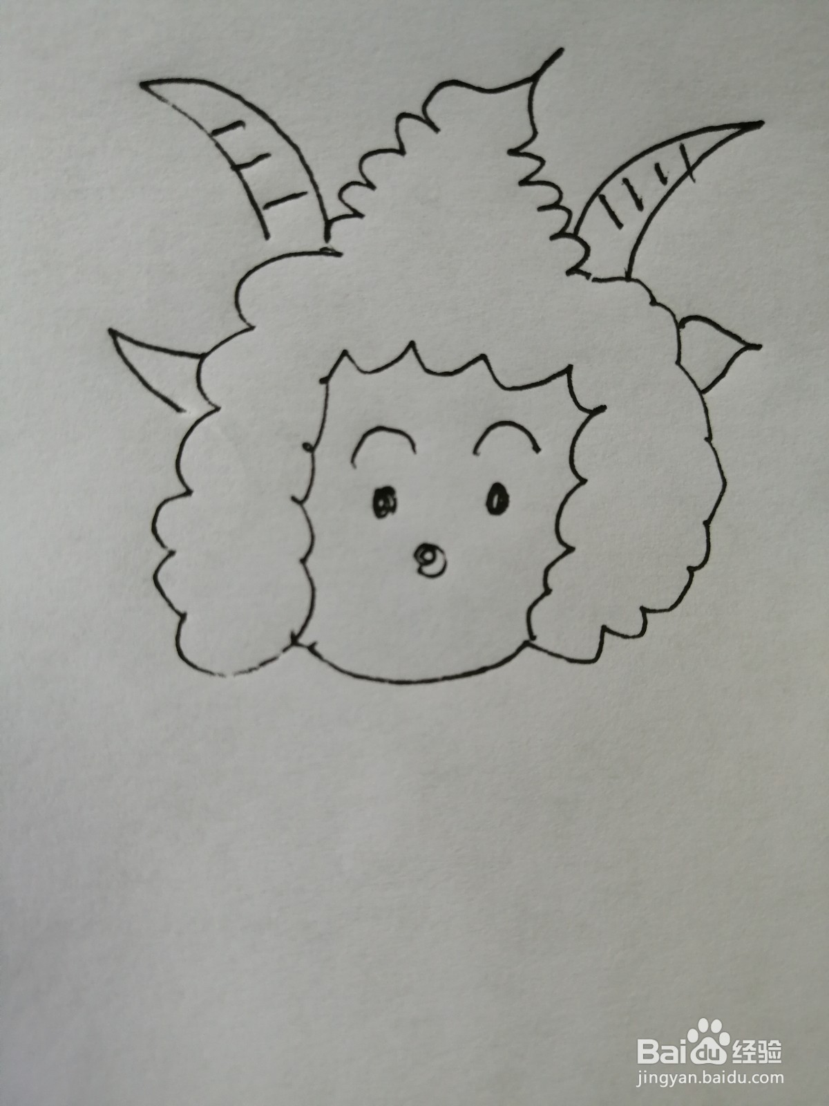 可爱的懒羊羊怎么画