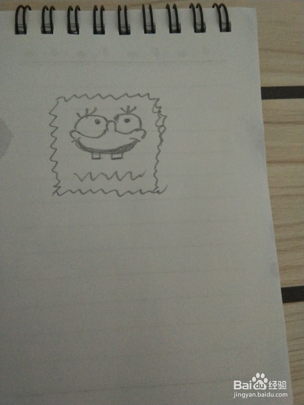 海绵宝宝的简笔画这样画