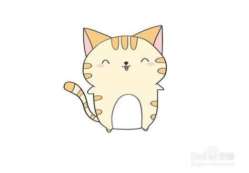 可爱的小猫咪怎么画?