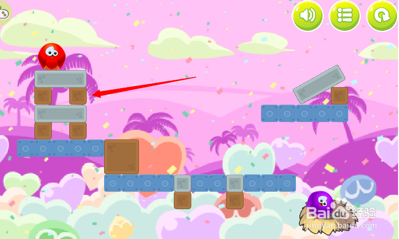 小游戏泡泡鸟历险记4第4关
