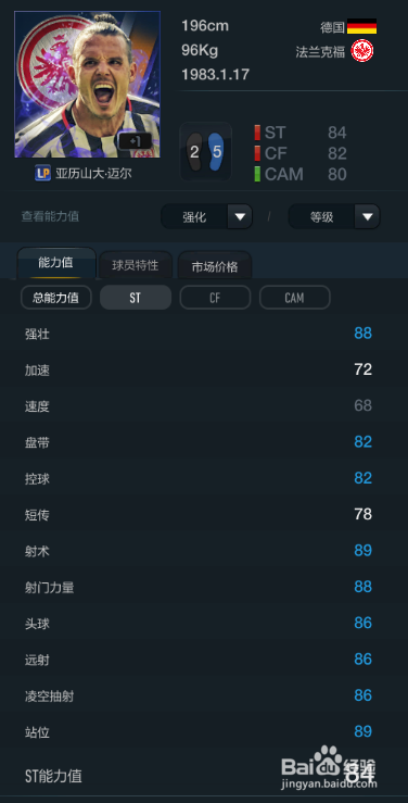 FIFA OL3忠诚赛季球员推荐(中锋篇)