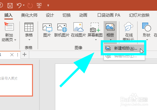 怎么使用ppt一次性导入多张照片制作照片相册