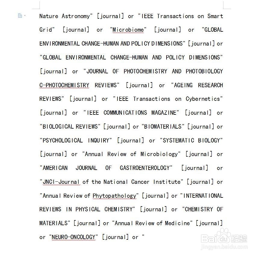 pubmed中设置影响因子筛选功能