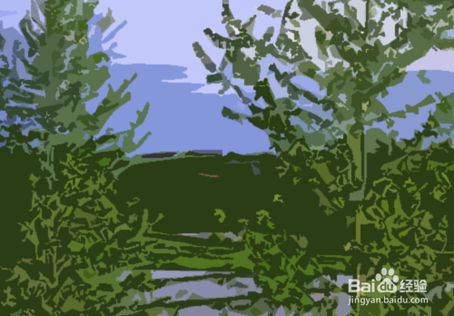 PS如何制作图片的木刻艺术效果