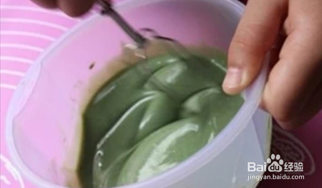 自制抹茶冰淇淋