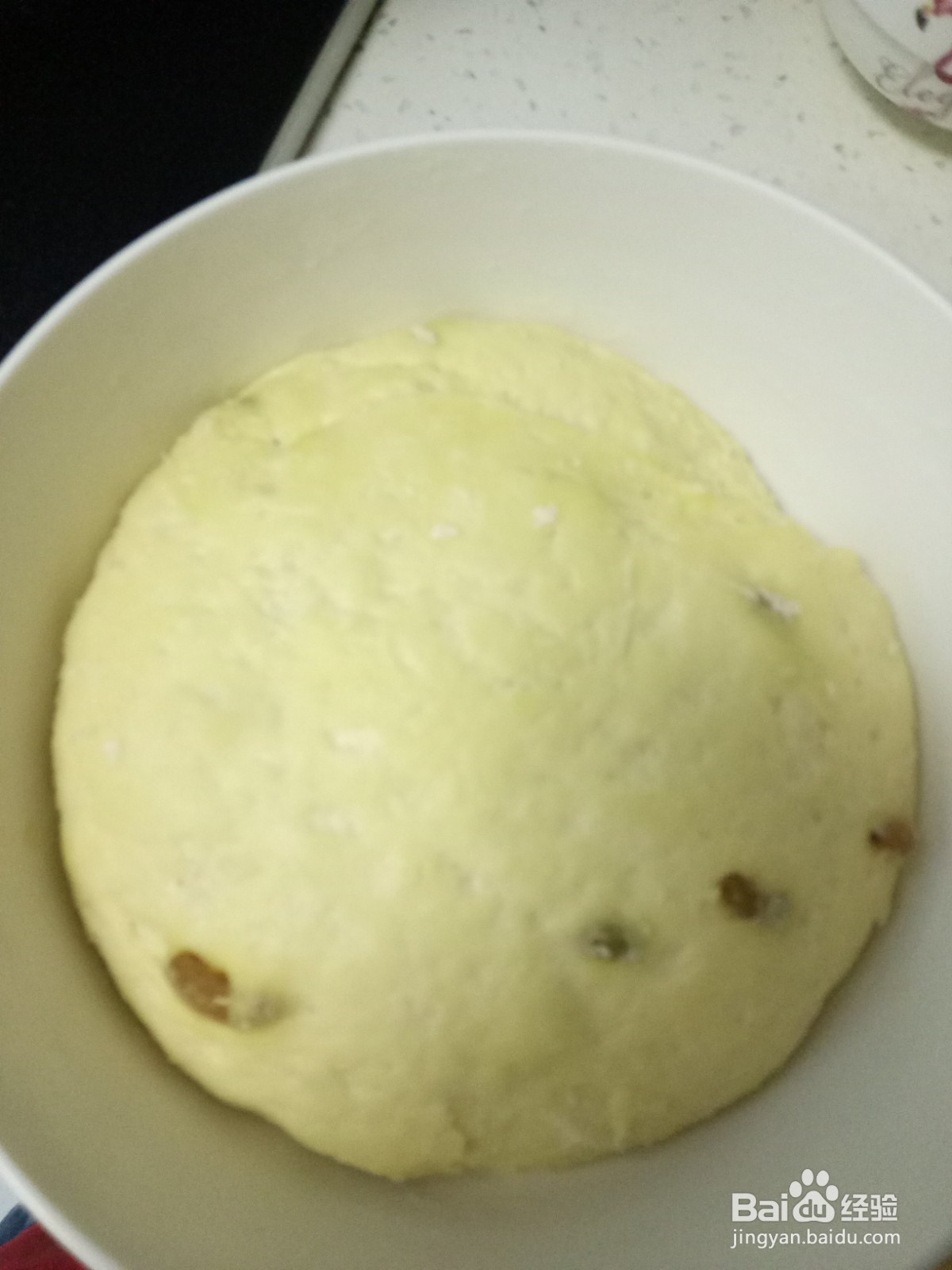 牛奶葡萄干玉米面饼