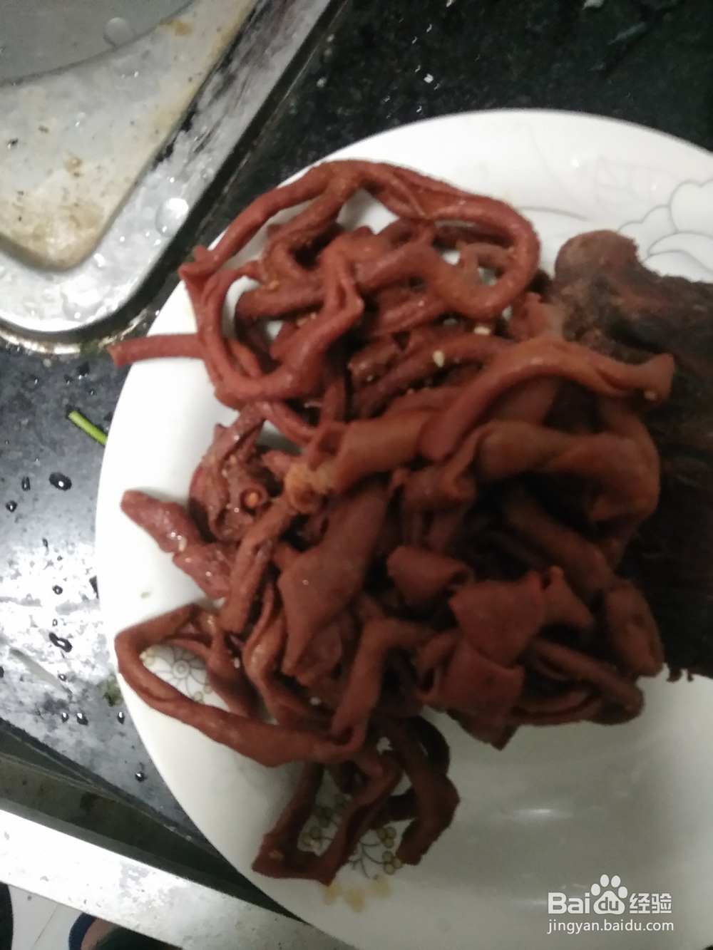 熟鸭肠炒青椒