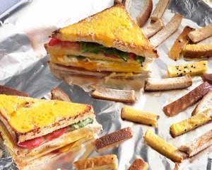 全麦三明治的制作方法
