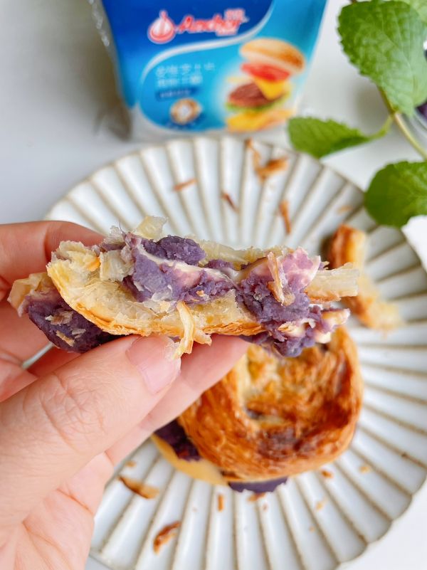 流心芝士紫薯挞