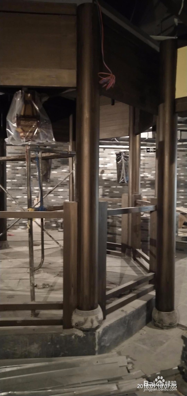 圆形柱面怎么做木纹效果 一分钟学会施工木纹漆