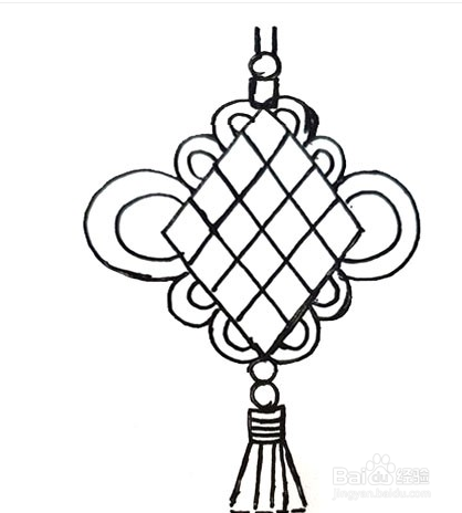 中国结简笔画怎么画？几个步骤就学会