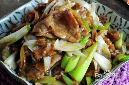 怎么做葱爆羊肉