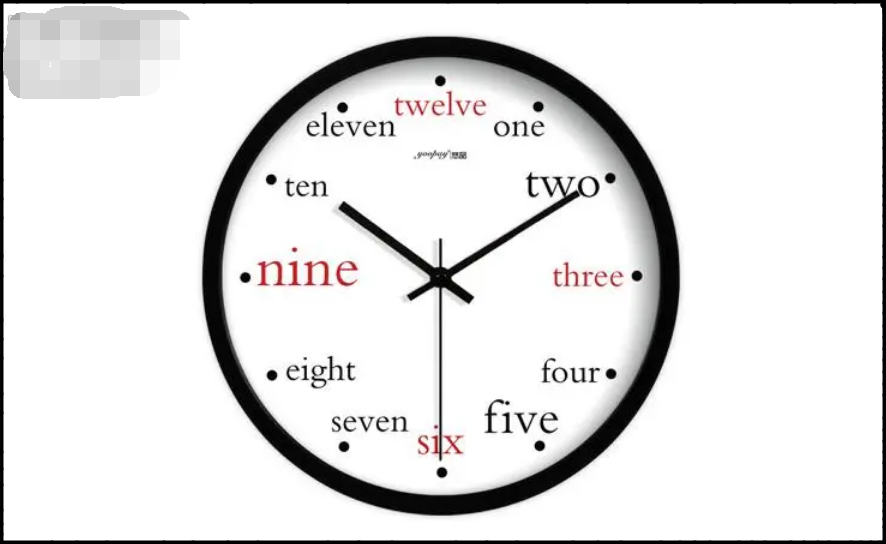 钟表英语是什么呢