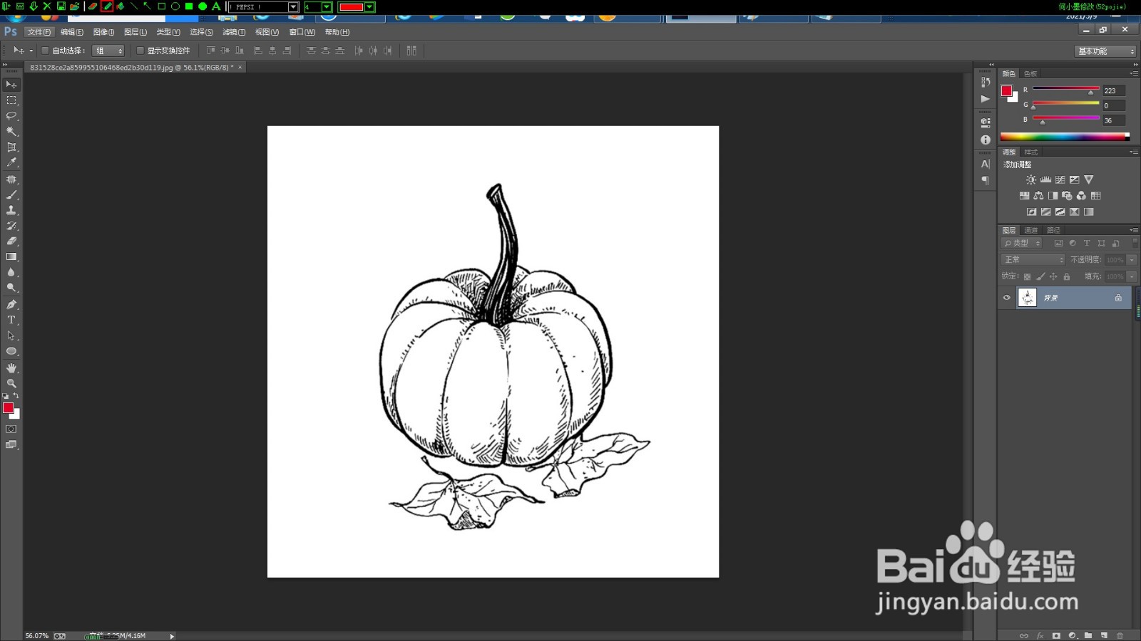 如何把单色位图变为矢量图