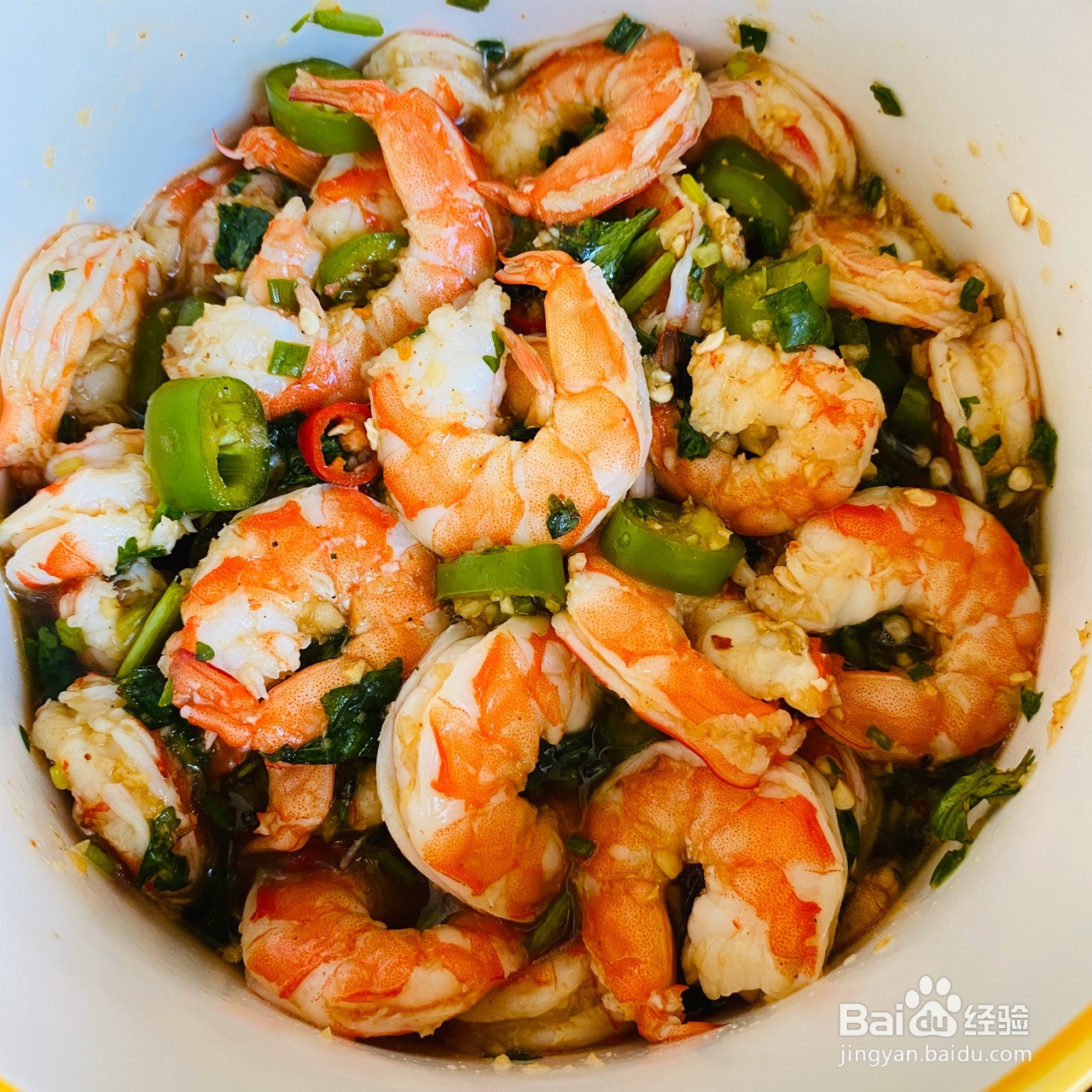 酸辣凉拌虾的做法