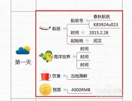 教你六步用xmind写旅行计划（强力推荐！）