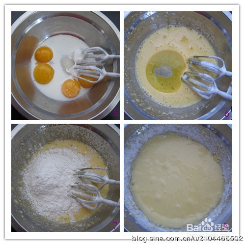 变着花样玩戚风——双色戚风