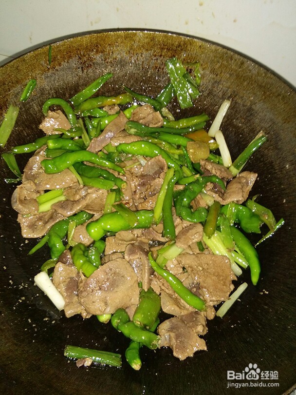 补铁食疗~麻辣猪肝