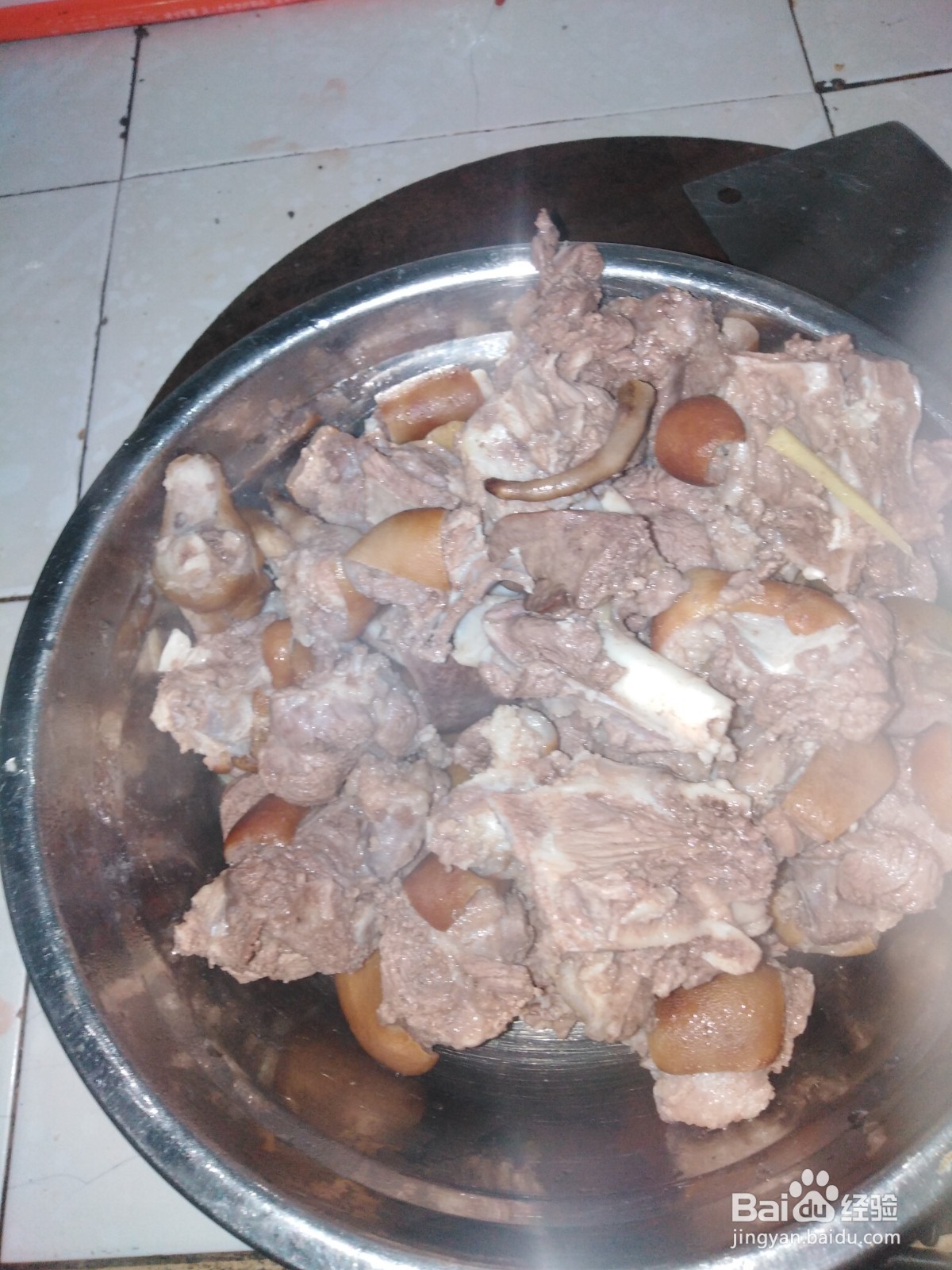 如何做狗肉面条？