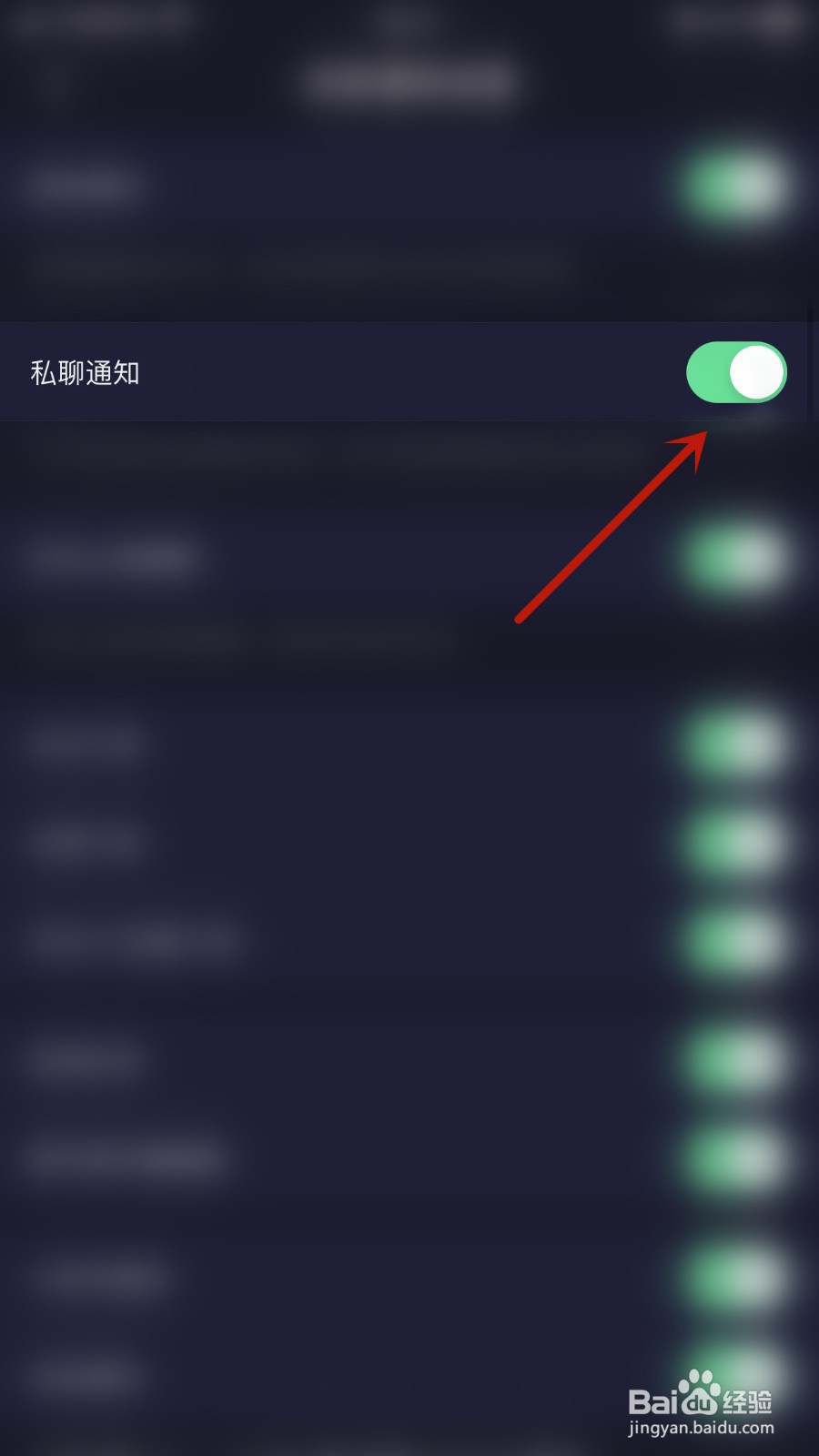 偷星猫如何开启私聊通知