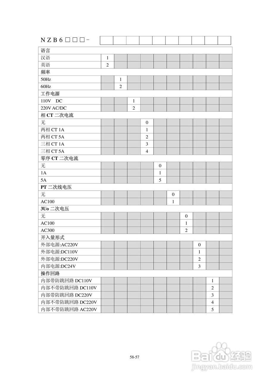 正泰NZB6184微机变压器保护测控装置使用说明书:[6]