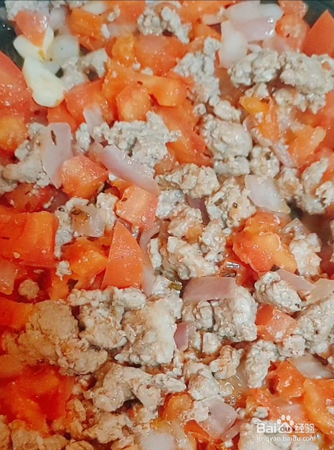 番茄肉酱意面的做法