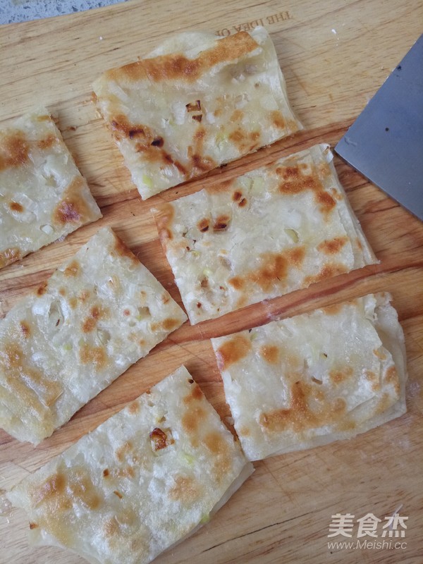 馄饨皮版葱油饼