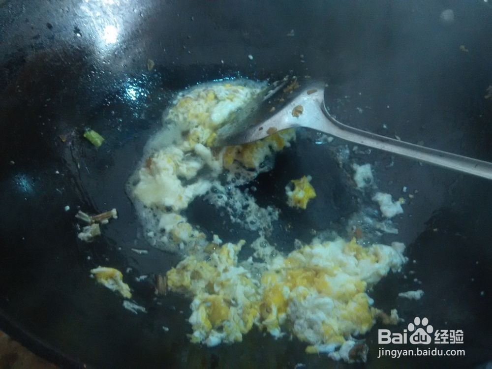 葱爆鸡蛋炒彩椒木耳