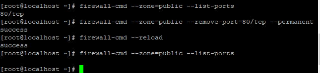 Centos7.x[firewall]防火墙常用、实用命令操作