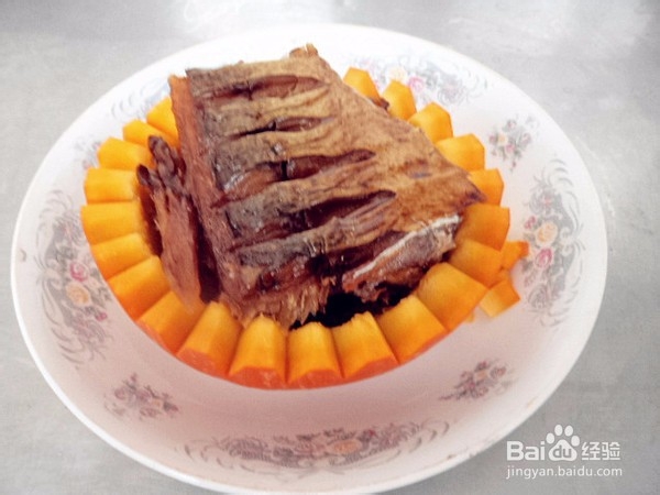 洞庭鱼蒸南瓜