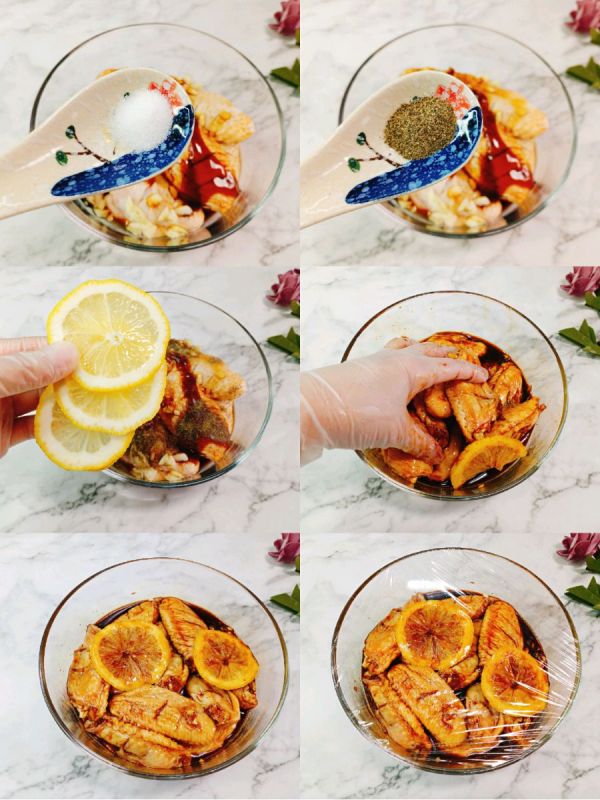 黑椒柠香烤鸡翅