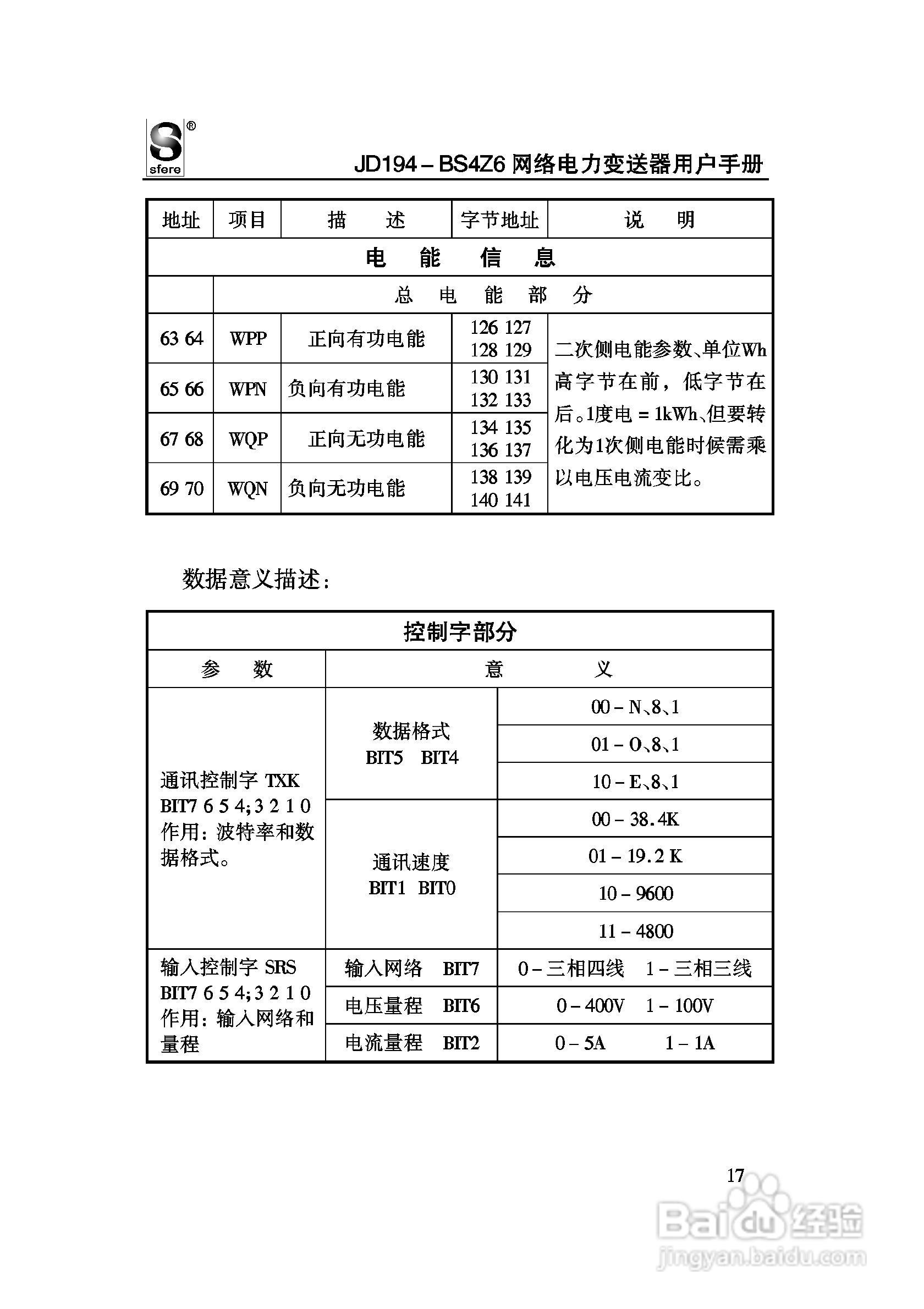 JD194-BS4Z6网络电力变送器使用手册:[2]
