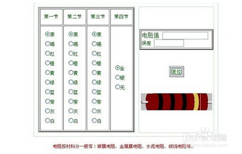 教你怎样识别色环电阻的电阻值