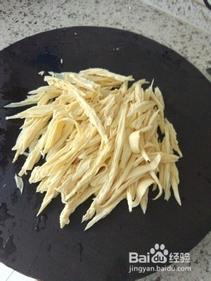 食补佳品凉拌豆笋/腐竹的做法