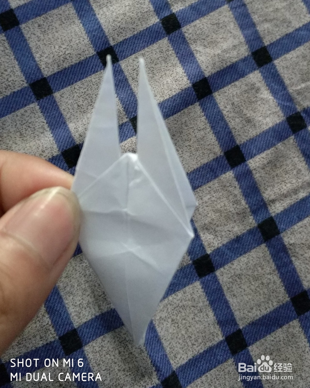 手工折千纸鹤的方法